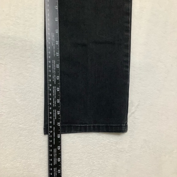 Levi’s 505 Women’s Straight Leg Black Jeans Size 12 Short - Picture 8 of 9